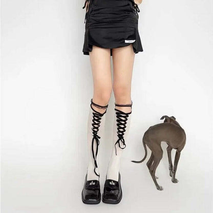 Kawaii Goth Leg Tights Socks